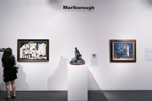 Marlborough Gallery Inc. at Art Basel Miami Beach 2014 Photo: © Charles Roussel & Ocula